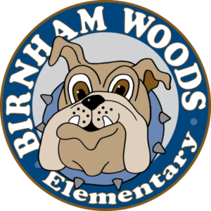 Birnham Woods Elementary bulldog logo